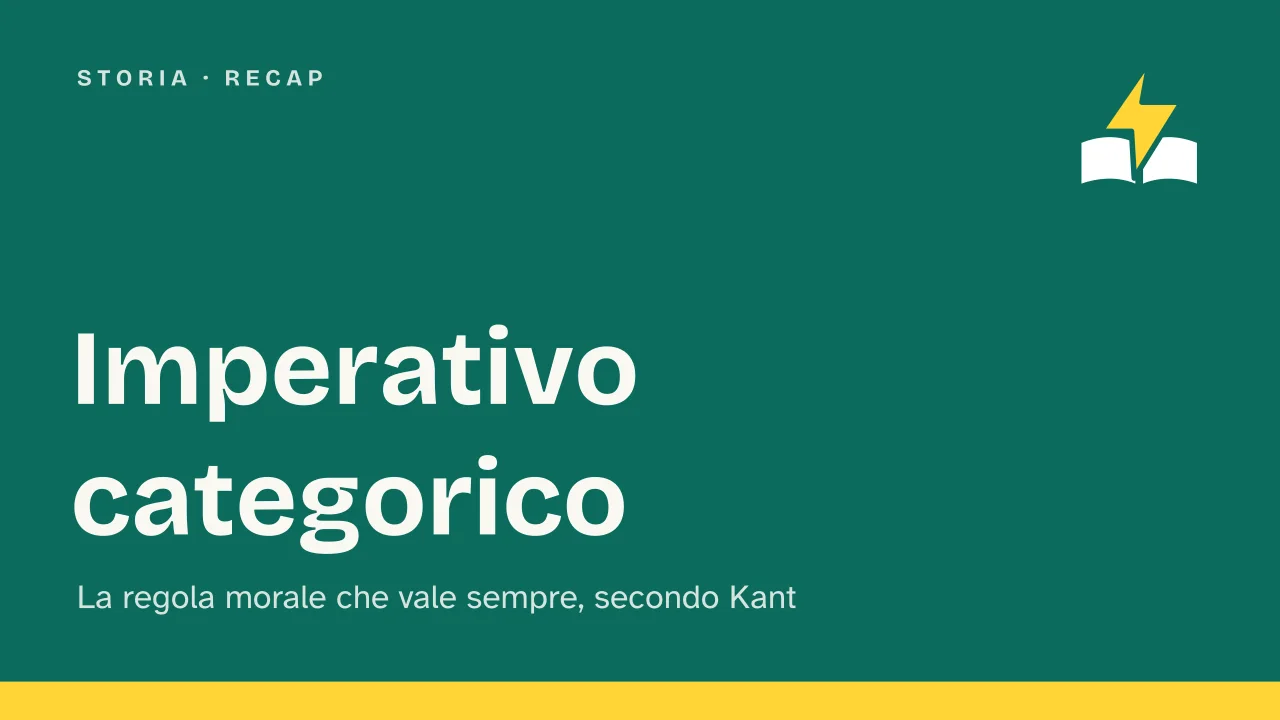 Slide 1 della presentazione su Imperativo categorico: Imperativo categorico