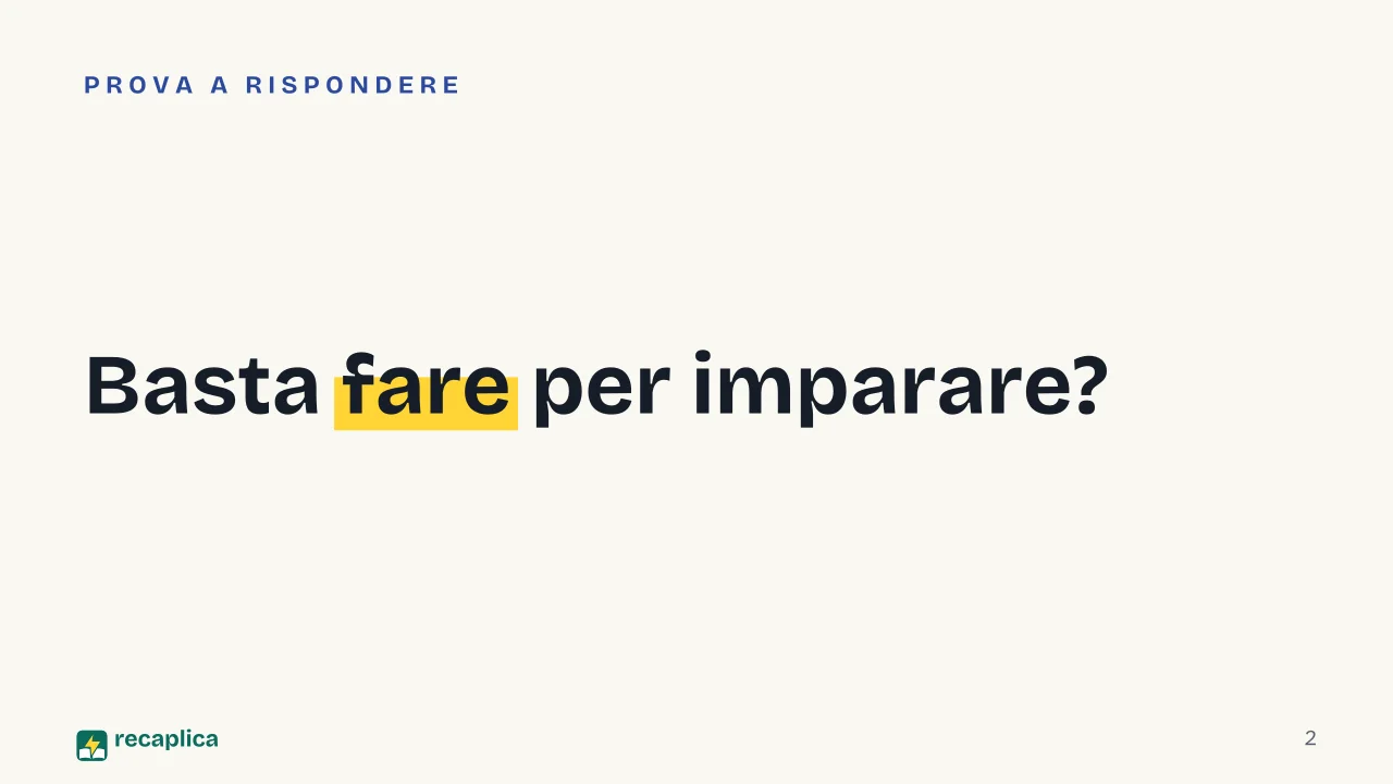 Slide 2 della presentazione su John Dewey: Basta fare per imparare?