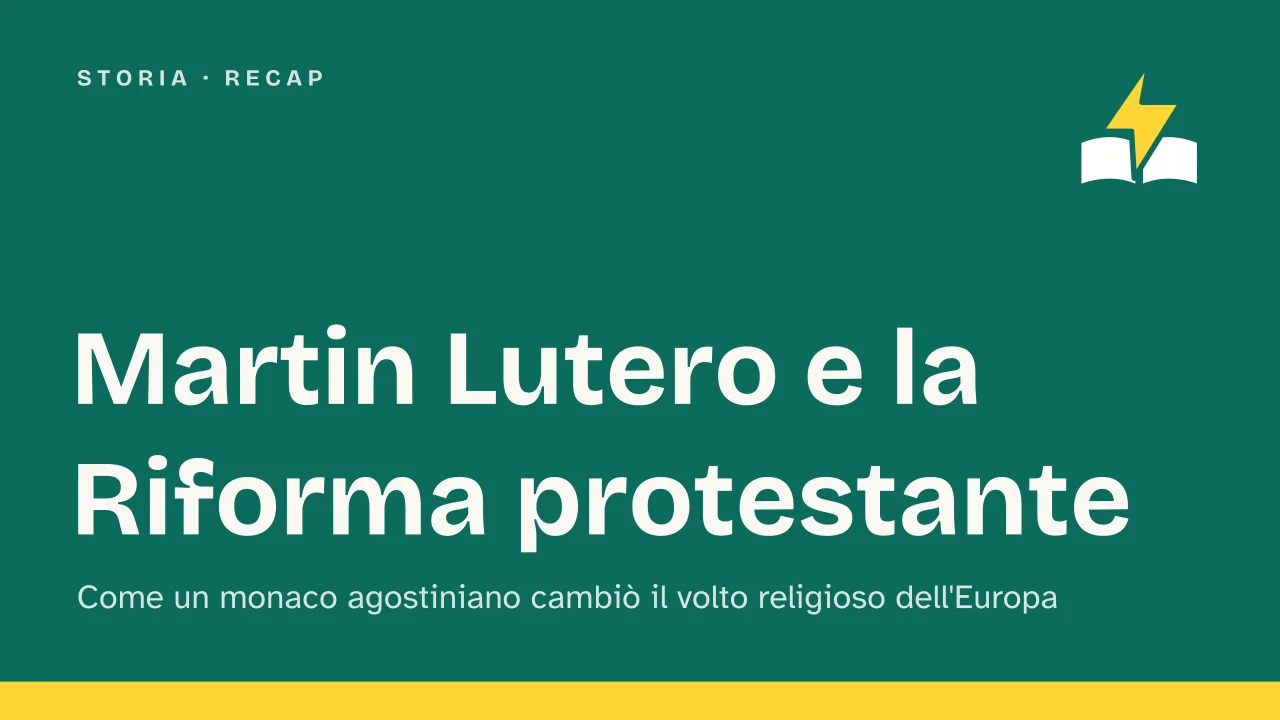 Slide 1 della presentazione su Martin Lutero e la Riforma protestante: Martin Lutero e la Riforma protestante