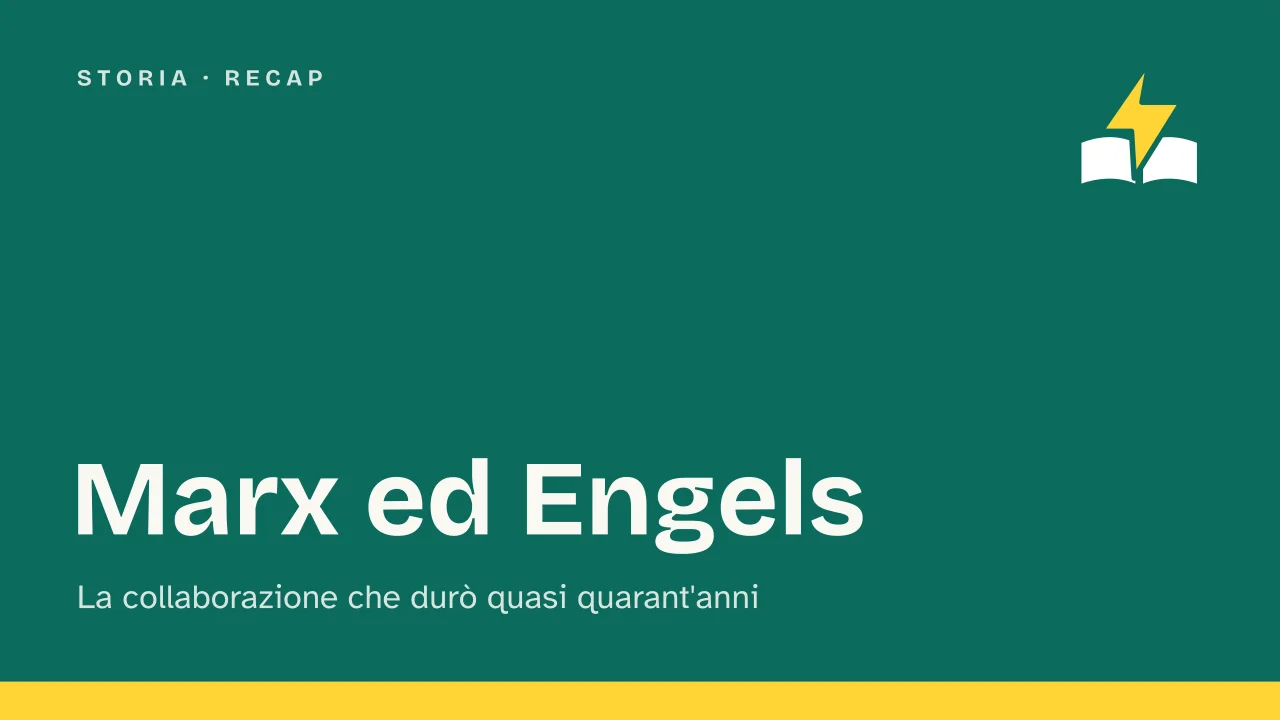 Slide 1 della presentazione su Marx ed Engels: Marx ed Engels