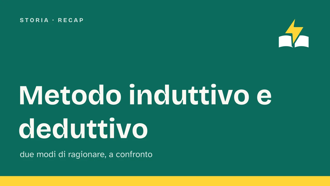 Slide 1 della presentazione su Metodo induttivo e deduttivo: Metodo induttivo e deduttivo