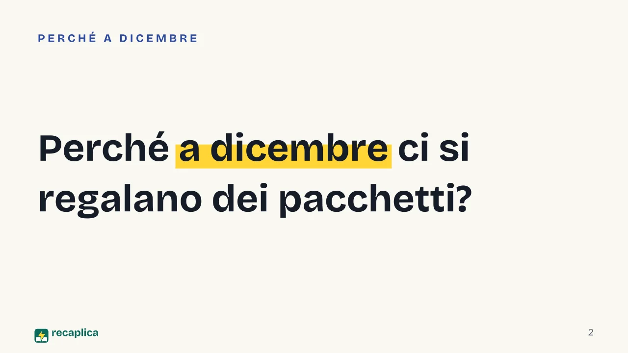 Slide 2 della presentazione su Regali di Natale, origine di un'usanza che gira il mondo: Perché a dicembre ci si regalano dei pacchetti?