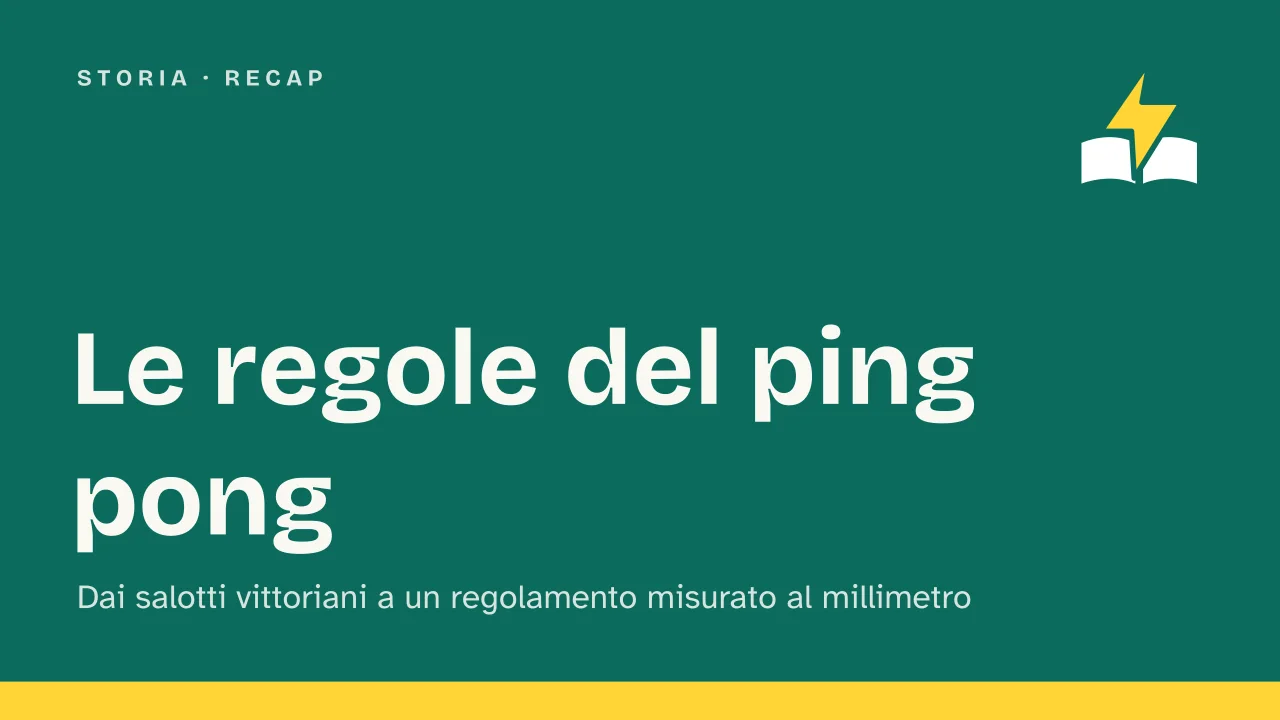 Slide 1 della presentazione su Le regole del ping pong: Le regole del ping pong