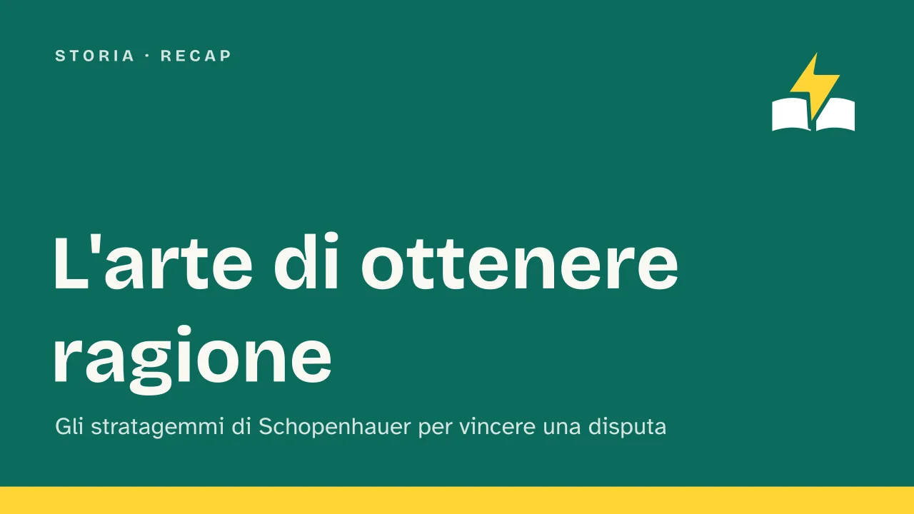 Slide 1 della presentazione su L'arte di ottenere ragione: L'arte di ottenere ragione