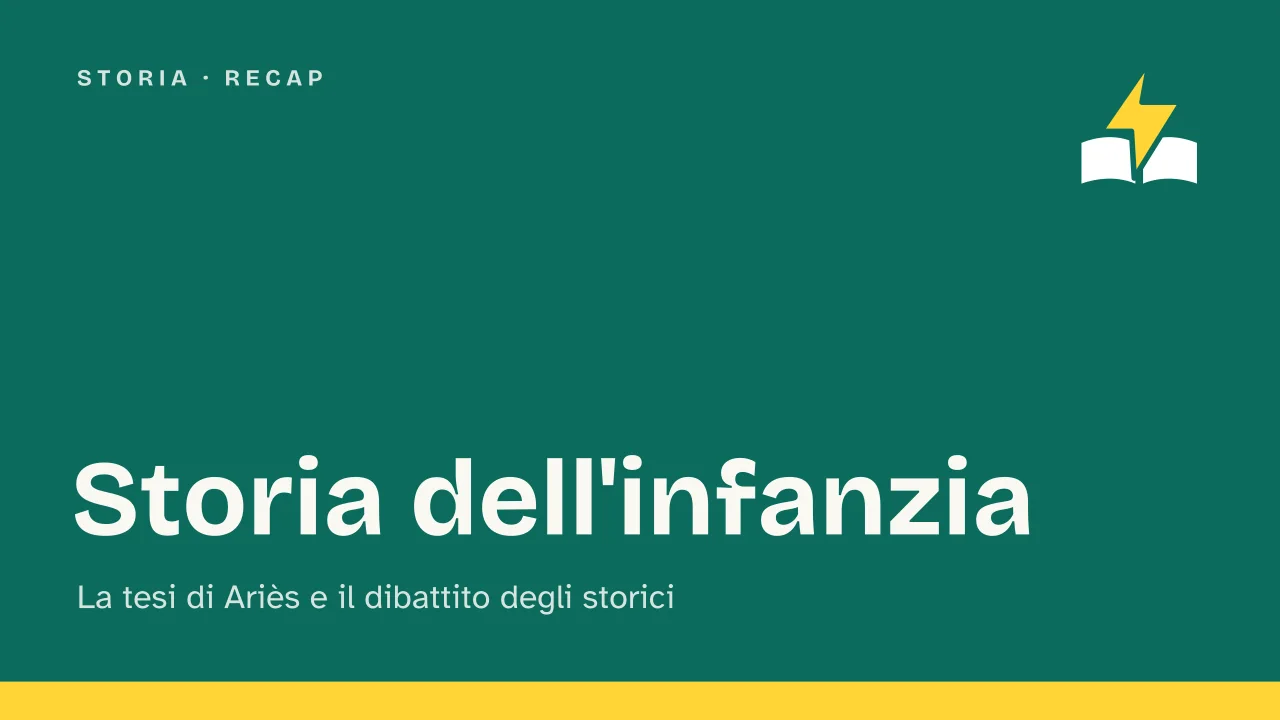 Slide 1 della presentazione su Storia dell'infanzia: Storia dell'infanzia