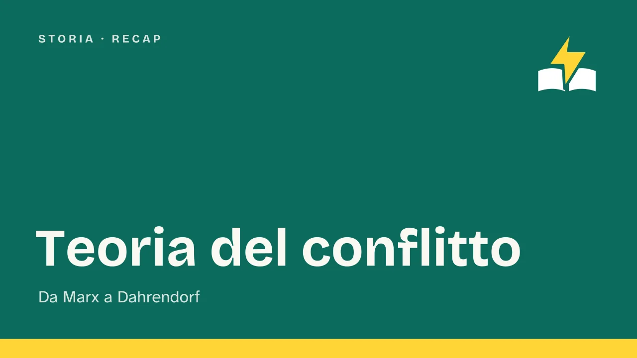 Slide 1 della presentazione su Teoria del conflitto in sociologia: Teoria del conflitto