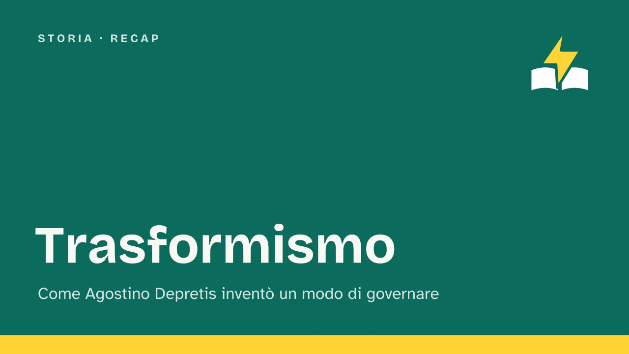 Slide 1 della presentazione su Trasformismo: Trasformismo
