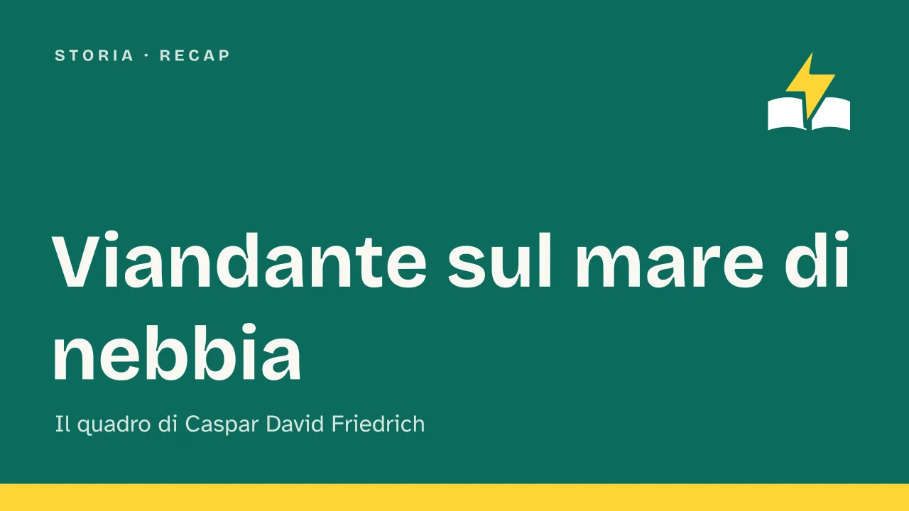 Slide 1 della presentazione su Viandante sul mare di nebbia: Viandante sul mare di nebbia