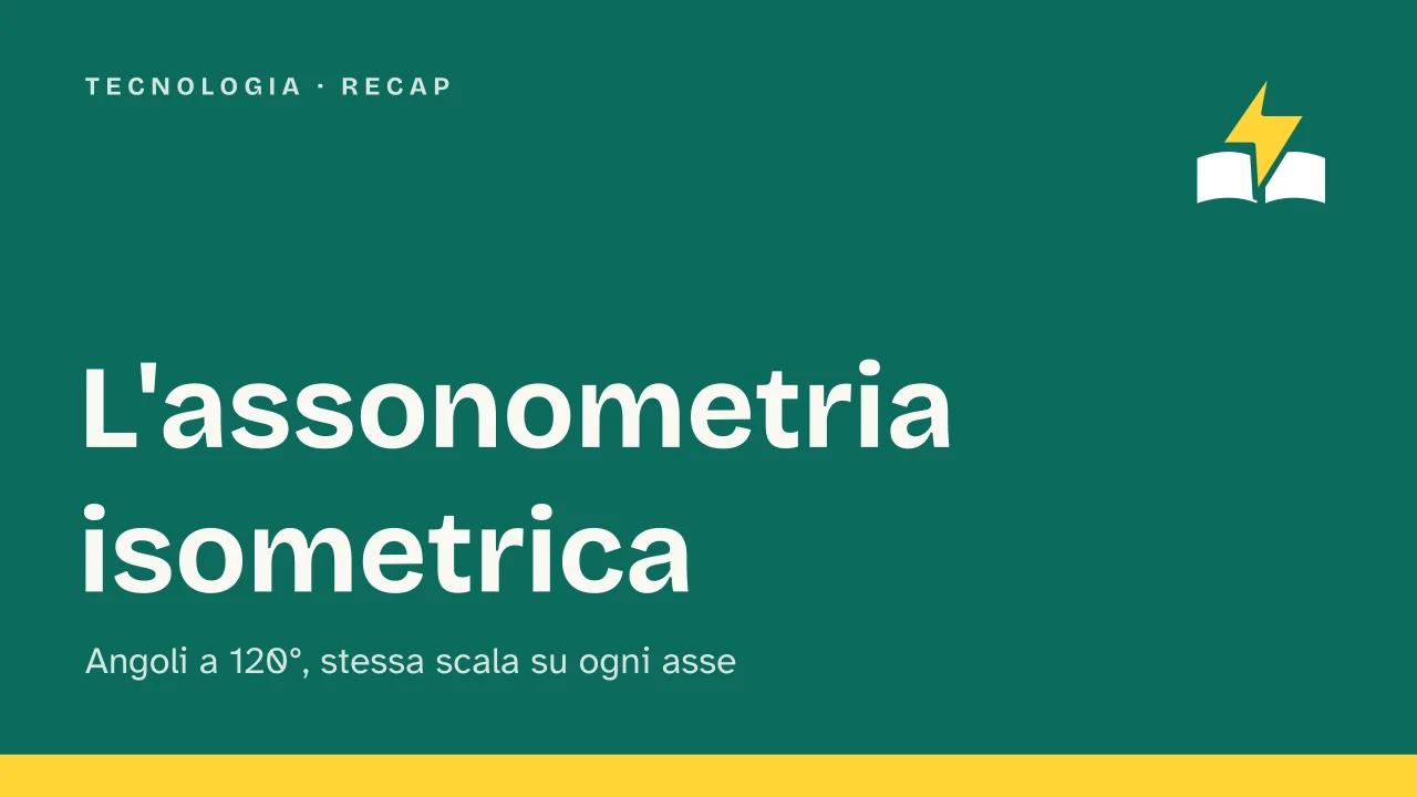 Slide 1 della presentazione su L'assonometria isometrica: L'assonometria isometrica