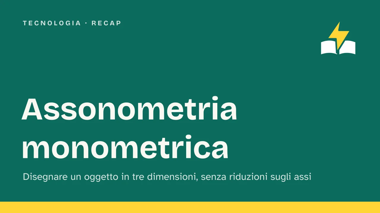 Slide 1 della presentazione su Assonometria monometrica: Assonometria monometrica