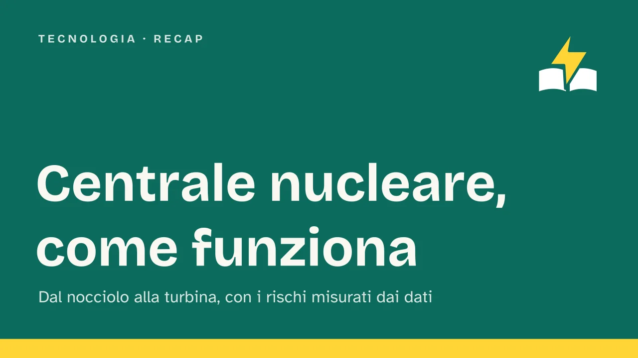 Slide 1 della presentazione su Centrale nucleare: Centrale nucleare, come funziona