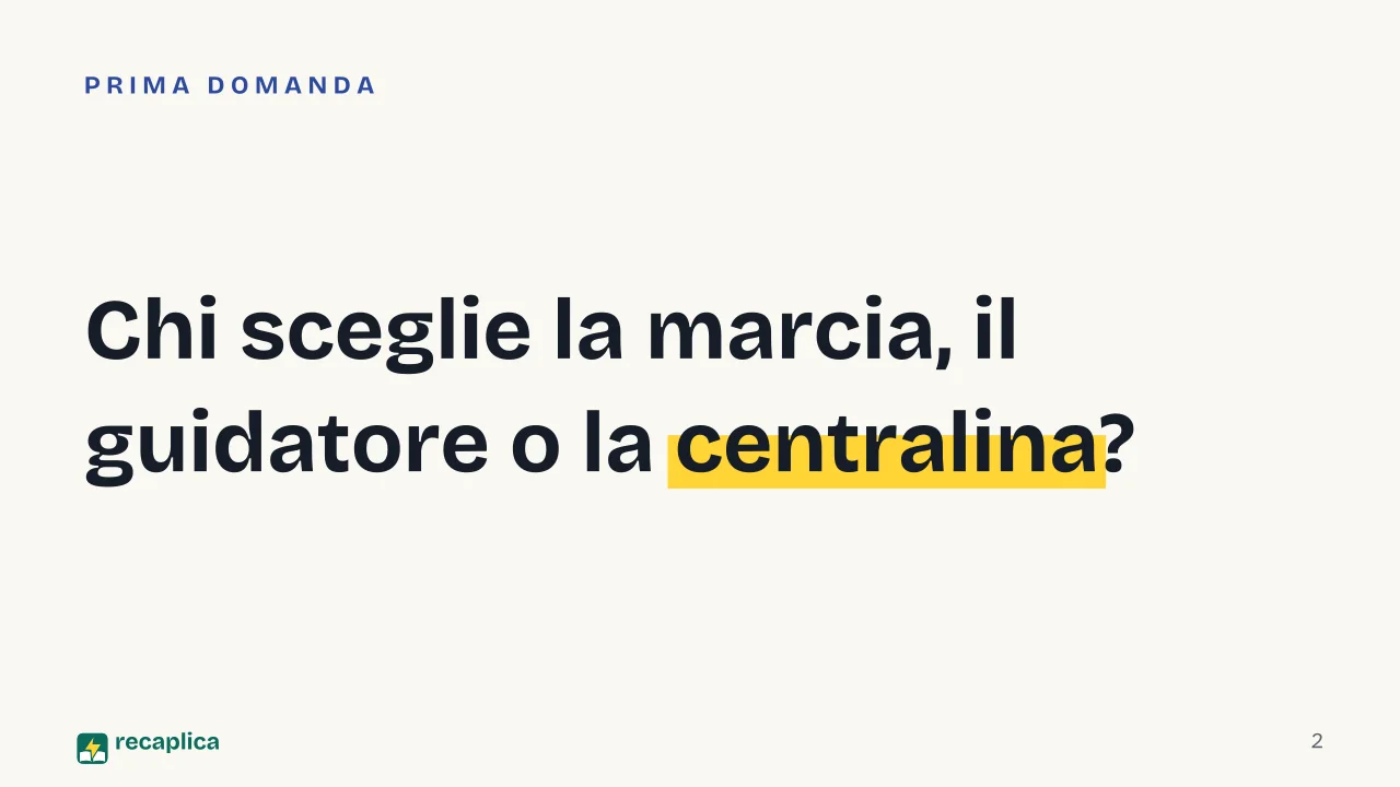 Slide 2 della presentazione su Cambio manuale e cambio automatico: Chi sceglie la marcia, il guidatore o la centralina?