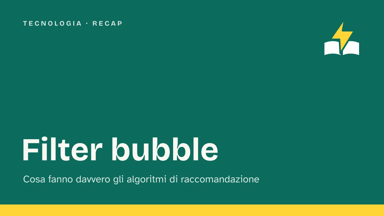 Slide 1 della presentazione su Filter bubble: Filter bubble