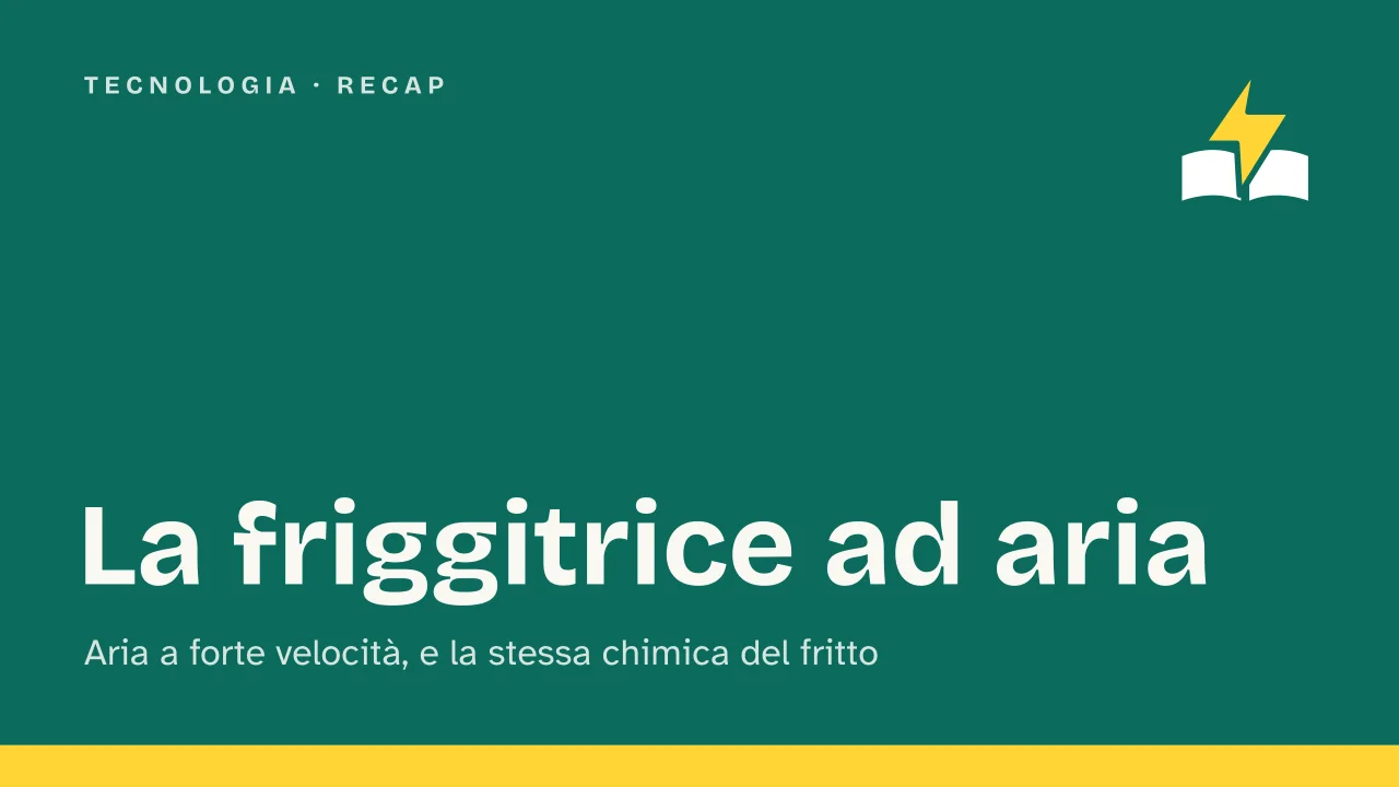 Slide 1 della presentazione su Friggitrice ad aria: La friggitrice ad aria