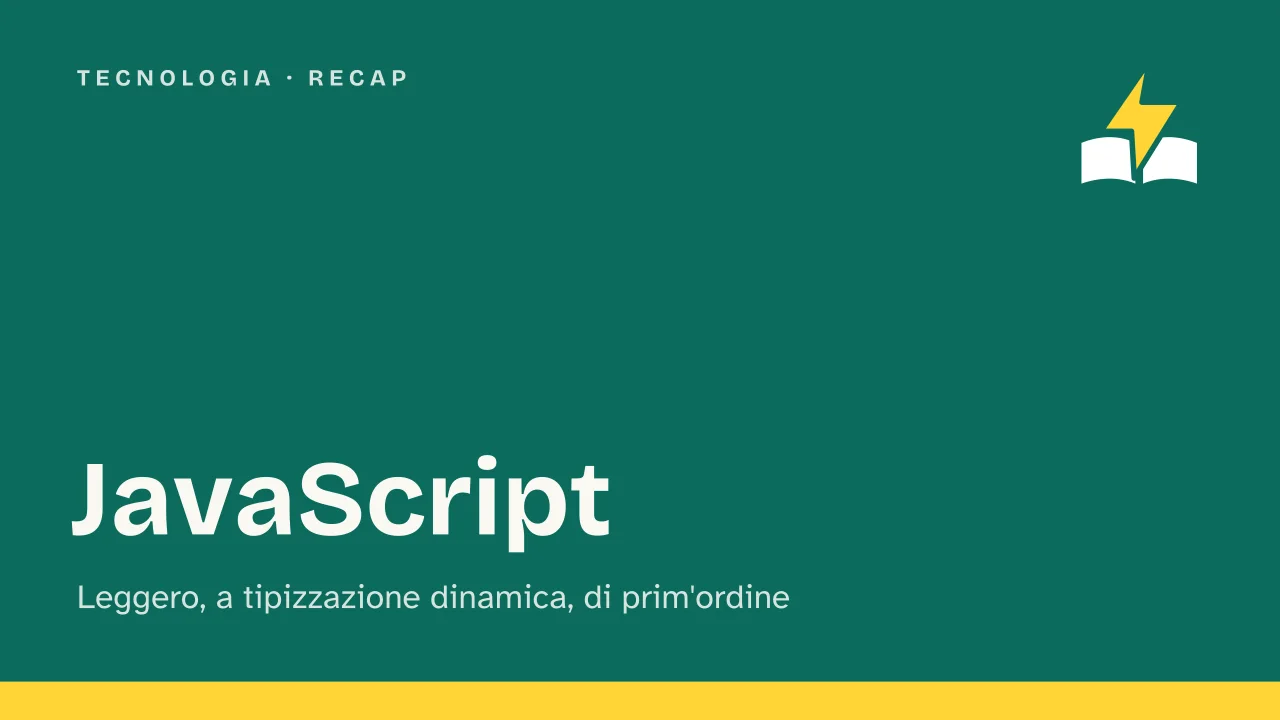 Slide 1 della presentazione su JavaScript: JavaScript