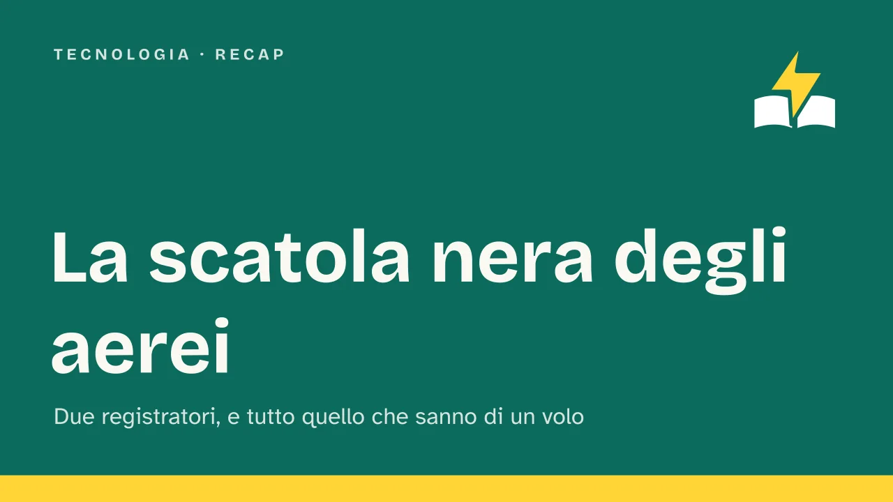 Slide 1 della presentazione su Scatola nera degli aerei: La scatola nera degli aerei