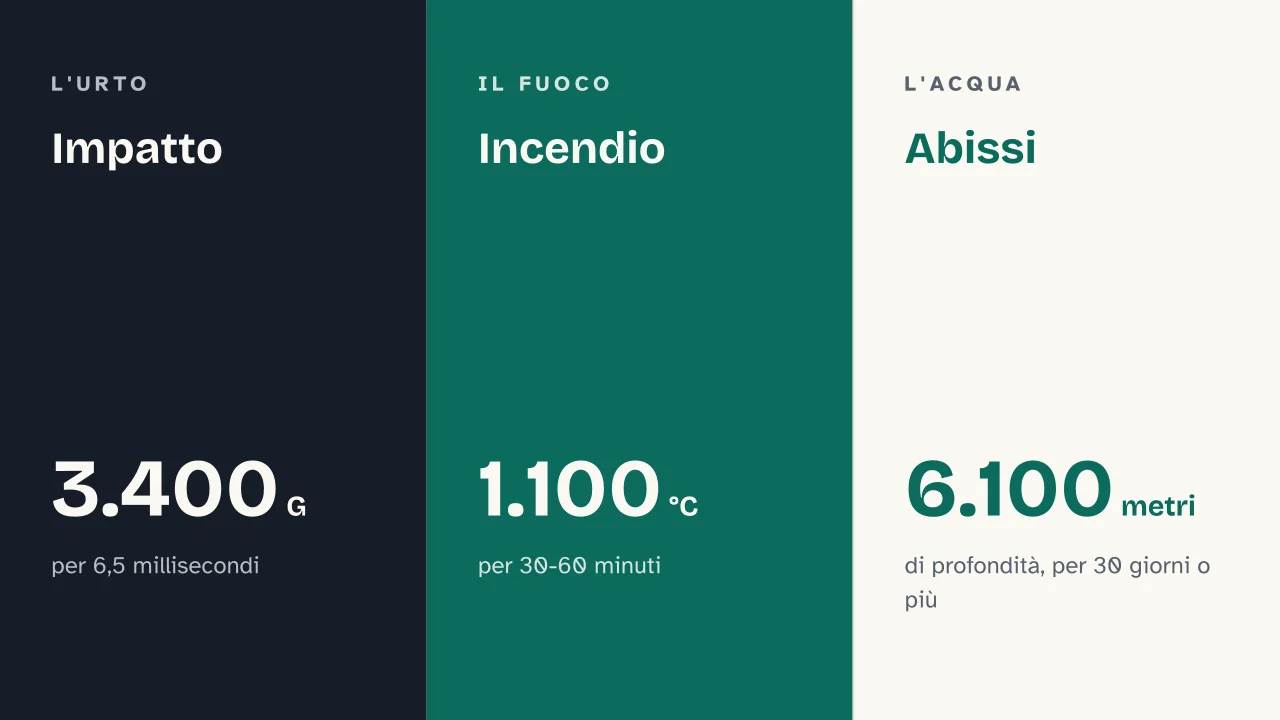 Slide 11 della presentazione su Scatola nera degli aerei: Impatto · Incendio · Abissi