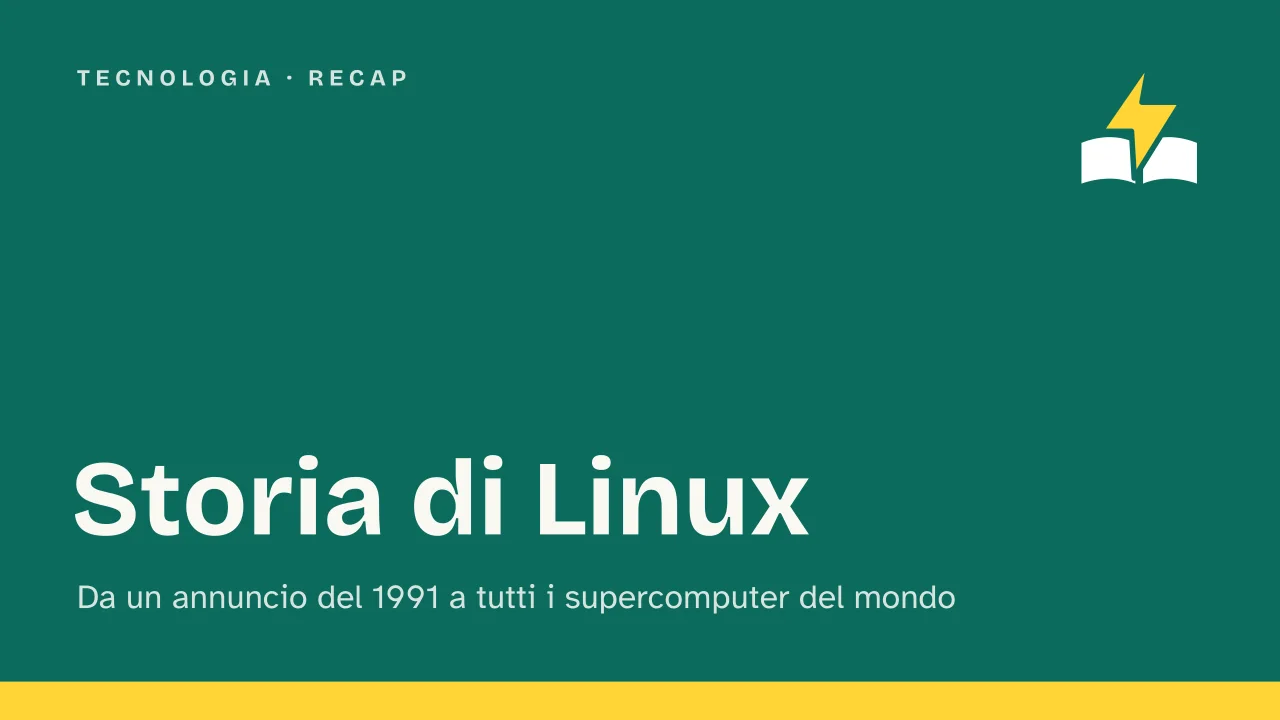 Slide 1 della presentazione su Storia di Linux: Storia di Linux