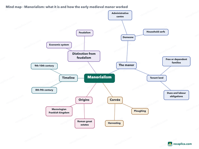 Mind map: Manorialism