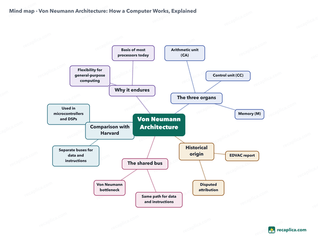 Mind map: Von Neumann Architecture