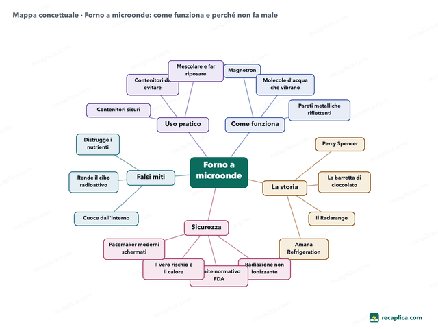 Mappa concettuale: Forno a microonde
